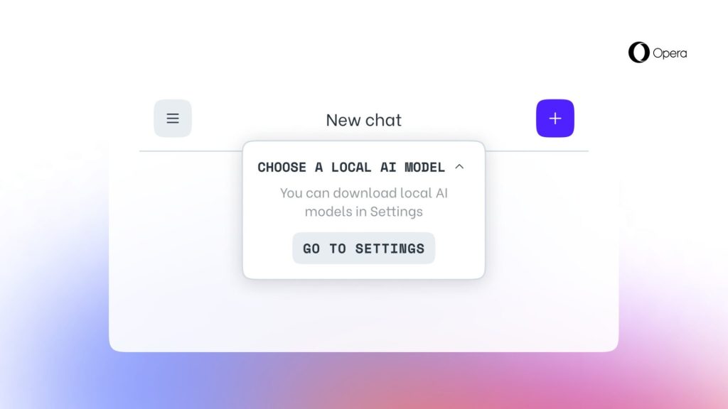 Opera One Local LLMs Download